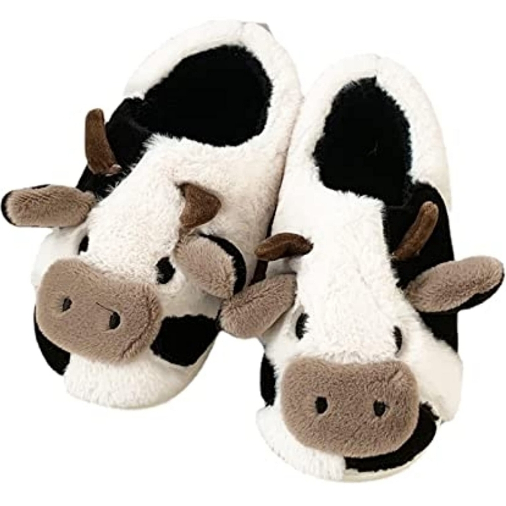 Cow Slippers - Picture 2 of 3